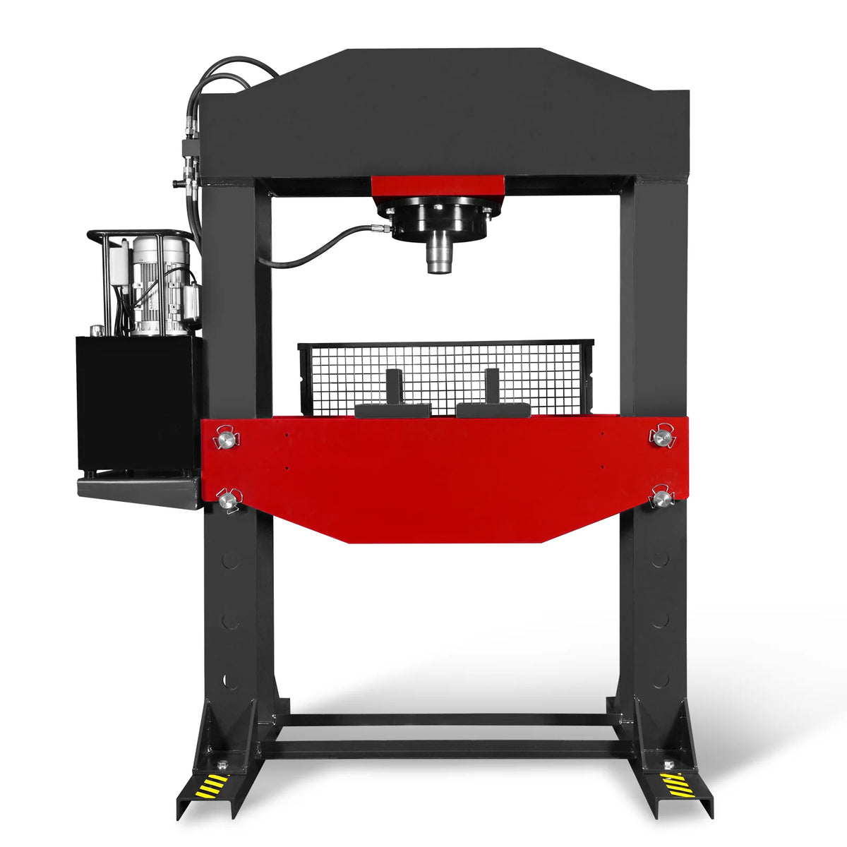 150 Ton H-Frame Electric Hydraulic Shop Press with Double-Acting Cylinder & Chain-Driven Table Lift, 110V Moto - view 22