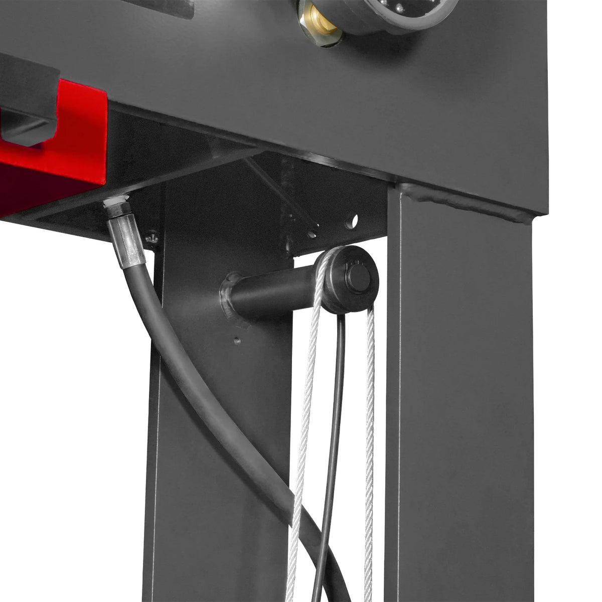 75 Ton H-Frame Electric Hydraulic Shop Press with Hand Winch, 110V Motor, Fully Welded Steel Frame, Safety Gua - view 14