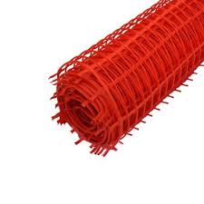 CAEL SBM-Orange Absperrnetz – PE-Warnzaun orange, 1 × 50 m