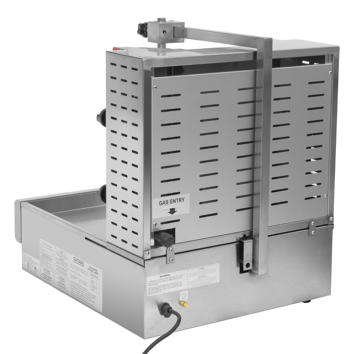 CAEL KB 2 Gas Vertical Broiler – 2 Infrared Burners for Shawarma