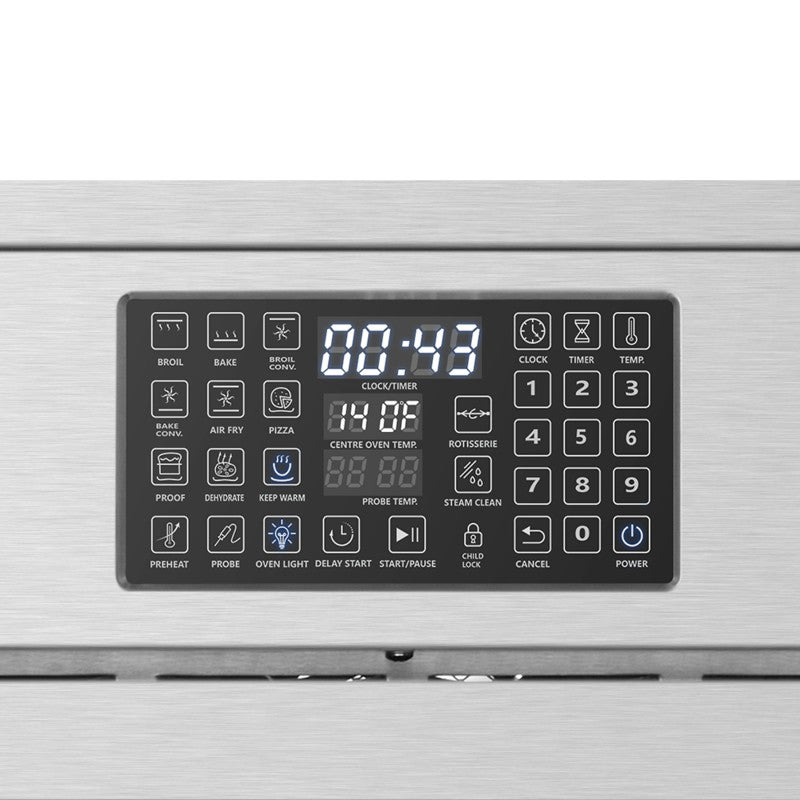CAEL ER-36 36" Freestanding Electric Range – 5 Radiant Elements