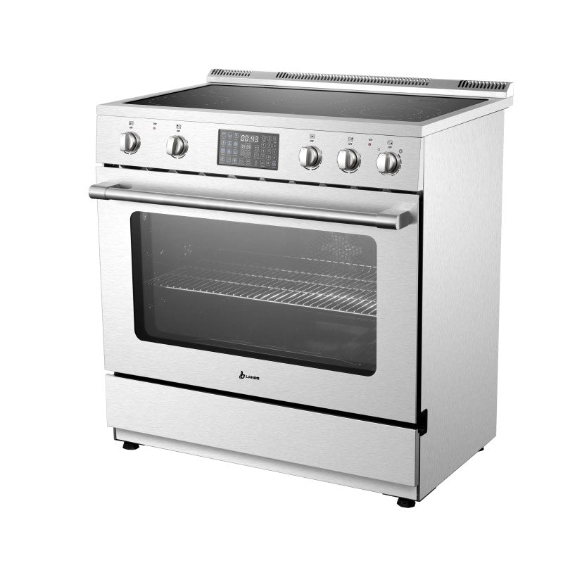 CAEL ER-36 36" Freestanding Electric Range – 5 Radiant Elements