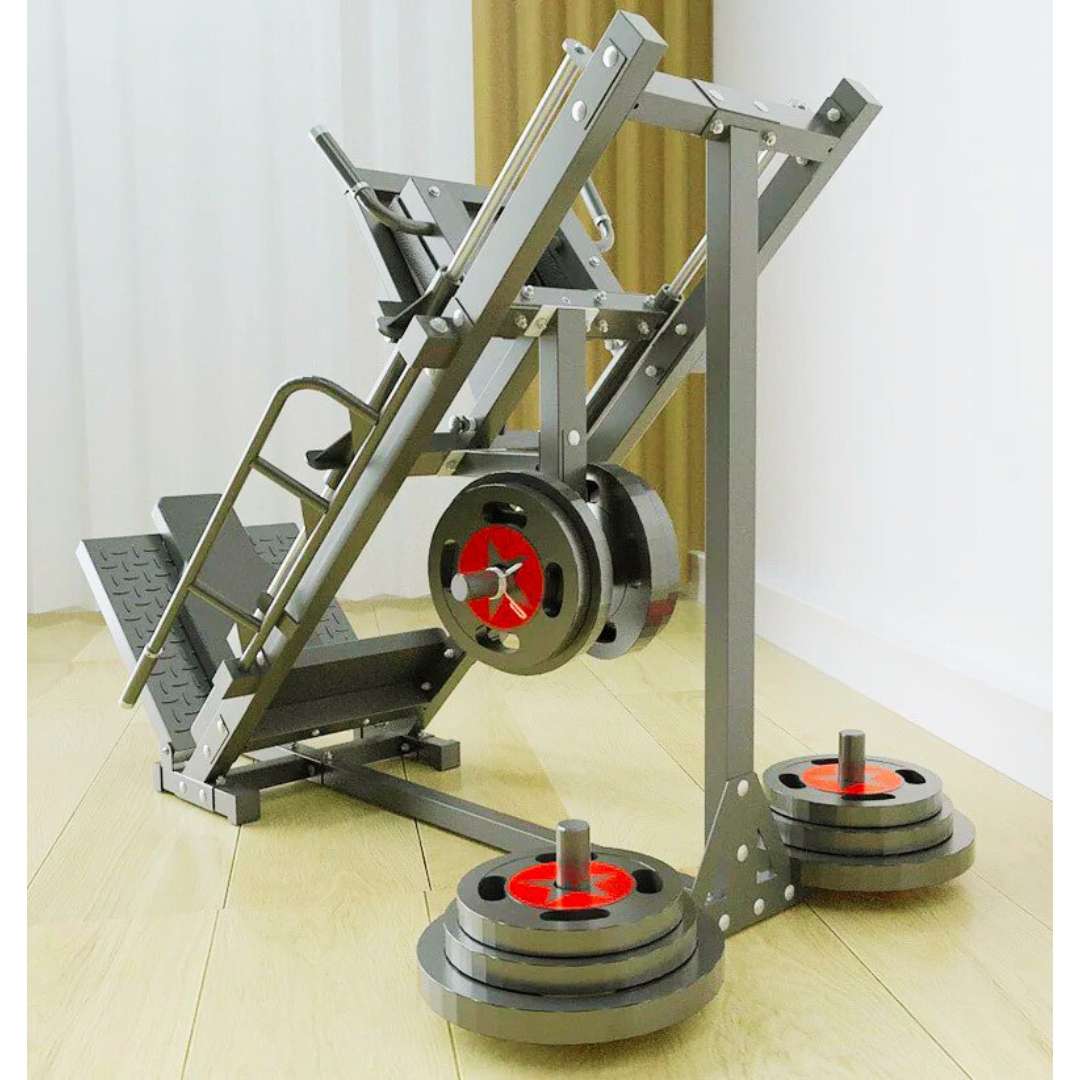 Machine hack squat et presse à cuisses 45° CAEL-SQM – capacité 400 kg