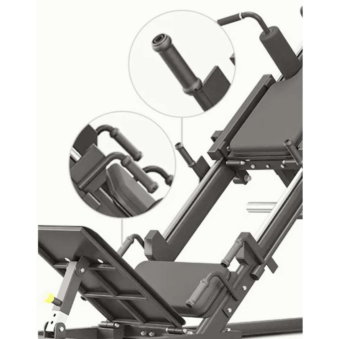 Machine hack squat et presse à cuisses 45° CAEL-SQM – capacité 400 kg