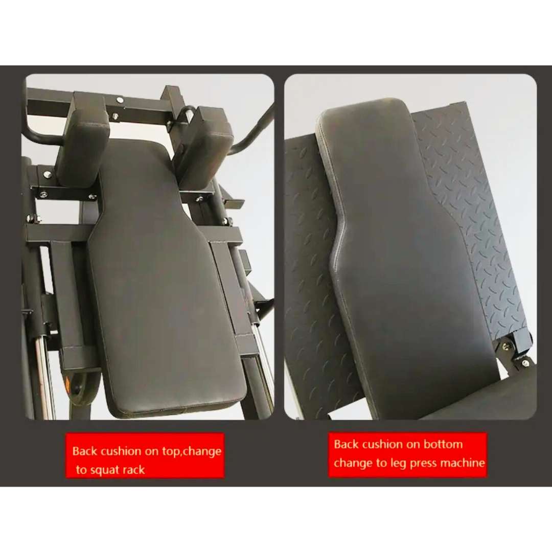 Machine hack squat et presse à cuisses 45° CAEL-SQM – capacité 400 kg