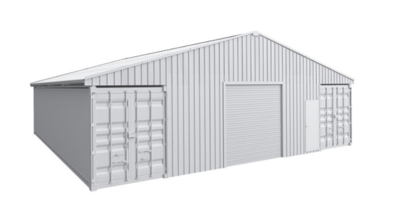 CAEL MC404006P-FBW Container Roof Kit with Front and Back Walls – 40 ft