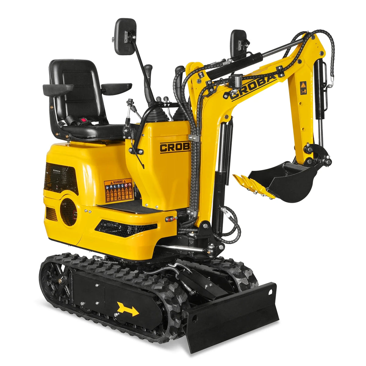 Mini Compact Excavator with Loncin 300cc 9 HP Engine, 43.3 in Max Digging Depth, 0.6 Ton, 1345 lb, MEC06 - view 26