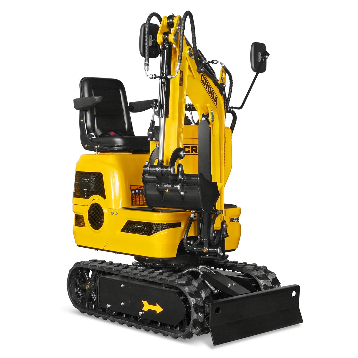 Mini Compact Excavator with Loncin 300cc 9 HP Engine, 43.3 in Max Digging Depth, 0.6 Ton, 1345 lb, MEC06 - view 25