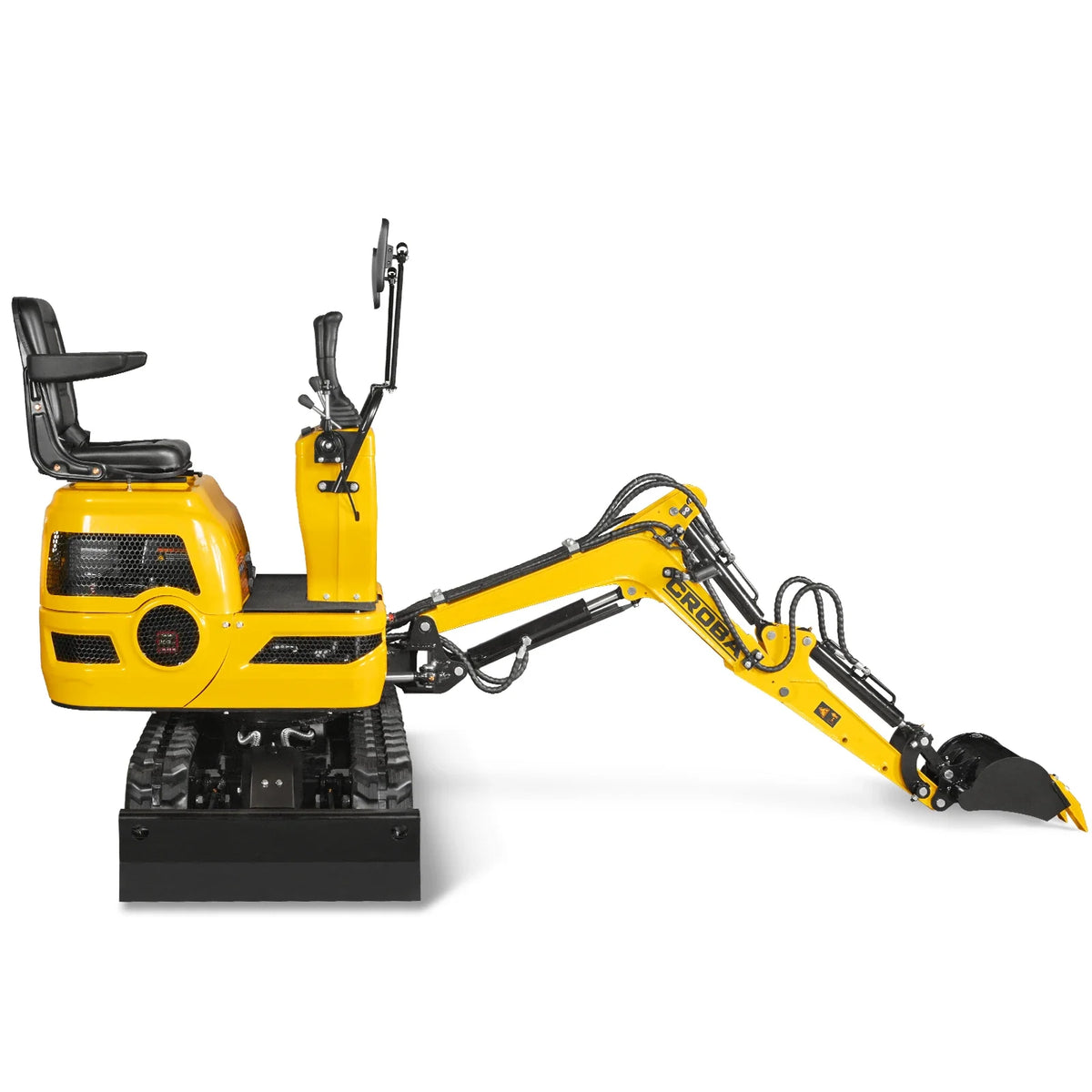 Mini Compact Excavator with Loncin 300cc 9 HP Engine, 43.3 in Max Digging Depth, 0.6 Ton, 1345 lb, MEC06 - view 18