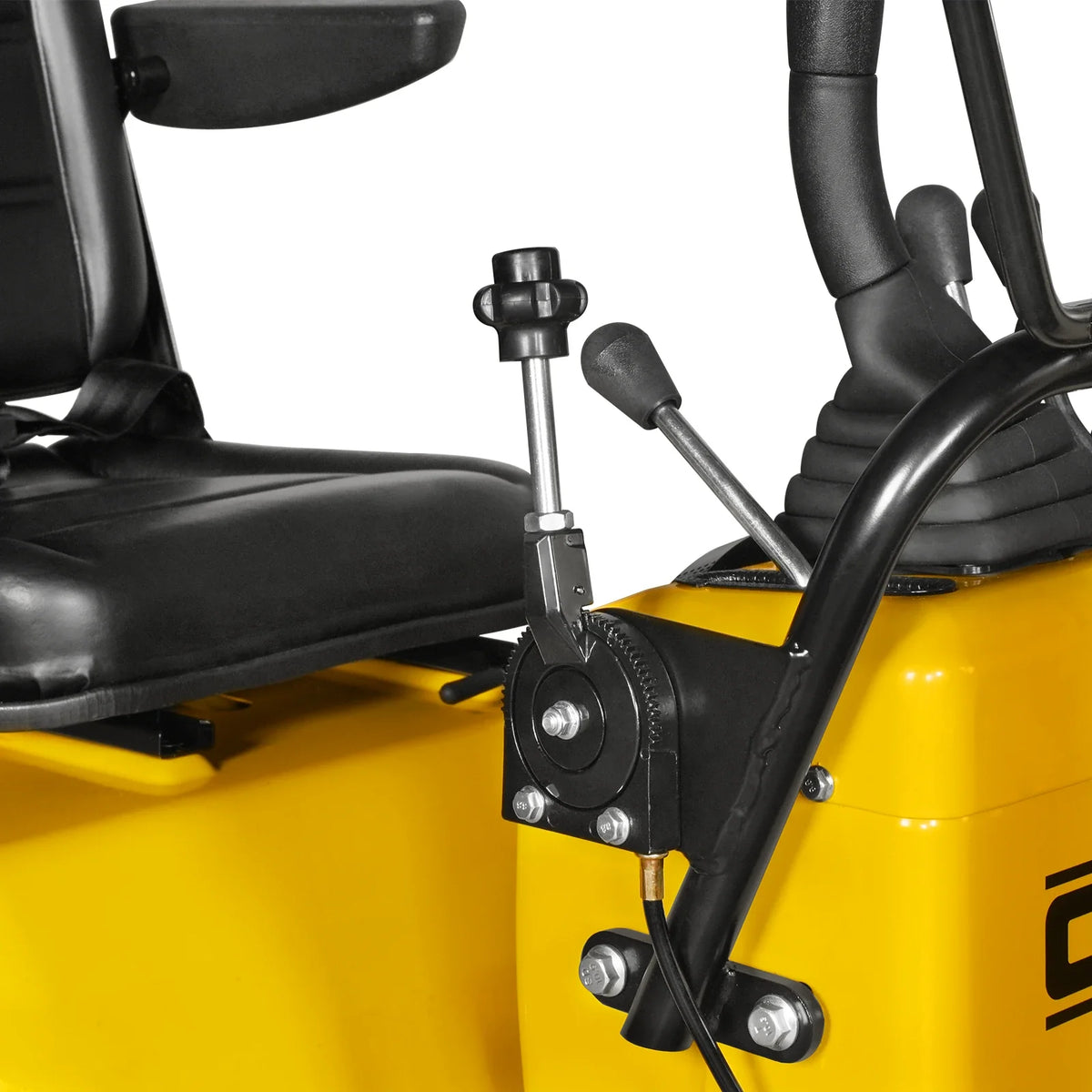 Mini Compact Excavator with Loncin 300cc 9 HP Engine, 43.3 in Max Digging Depth, 0.6 Ton, 1345 lb, MEC06 - view 7