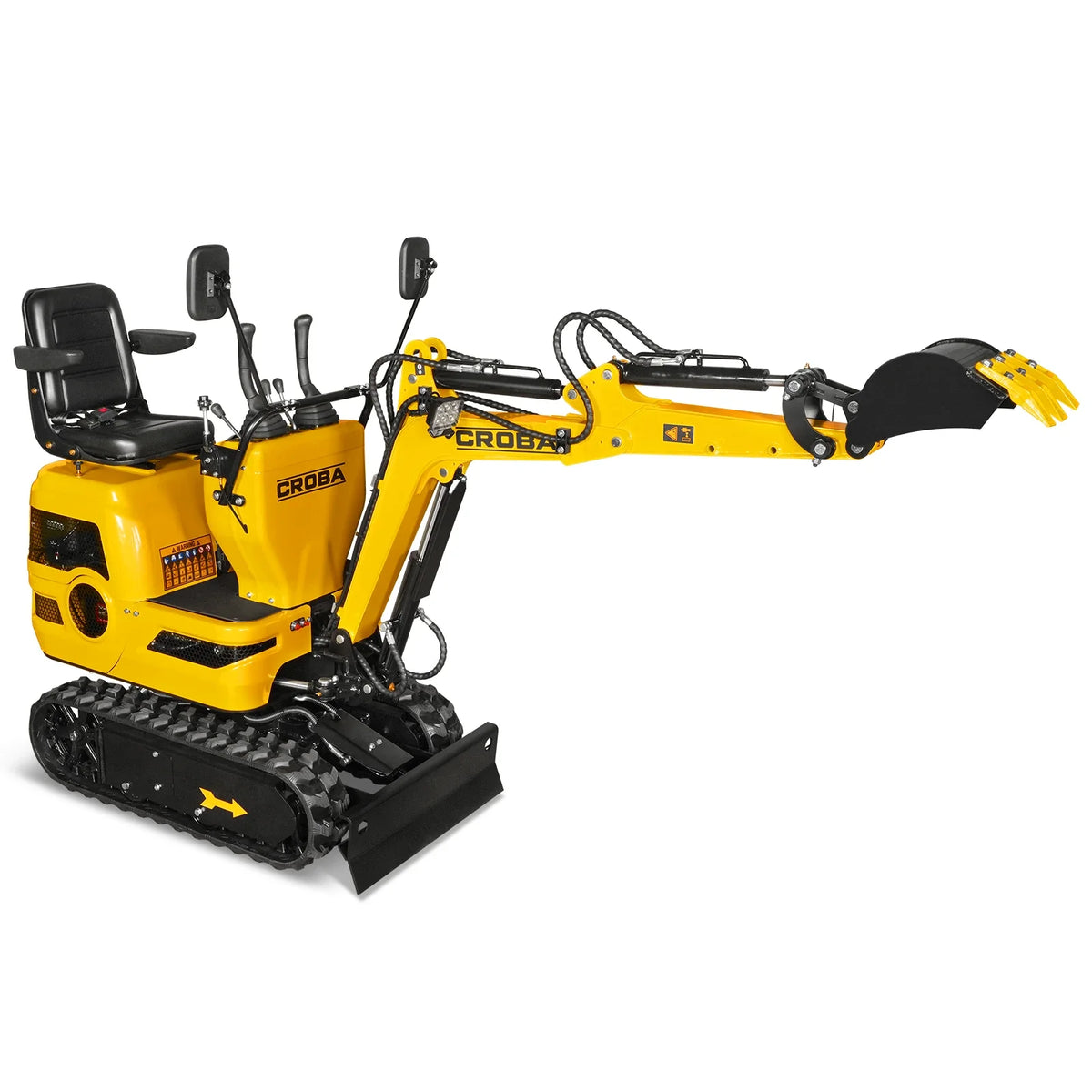 Mini Compact Excavator with Loncin 300cc 9 HP Engine, 43.3 in Max Digging Depth, 0.6 Ton, 1345 lb, MEC06 - view 20