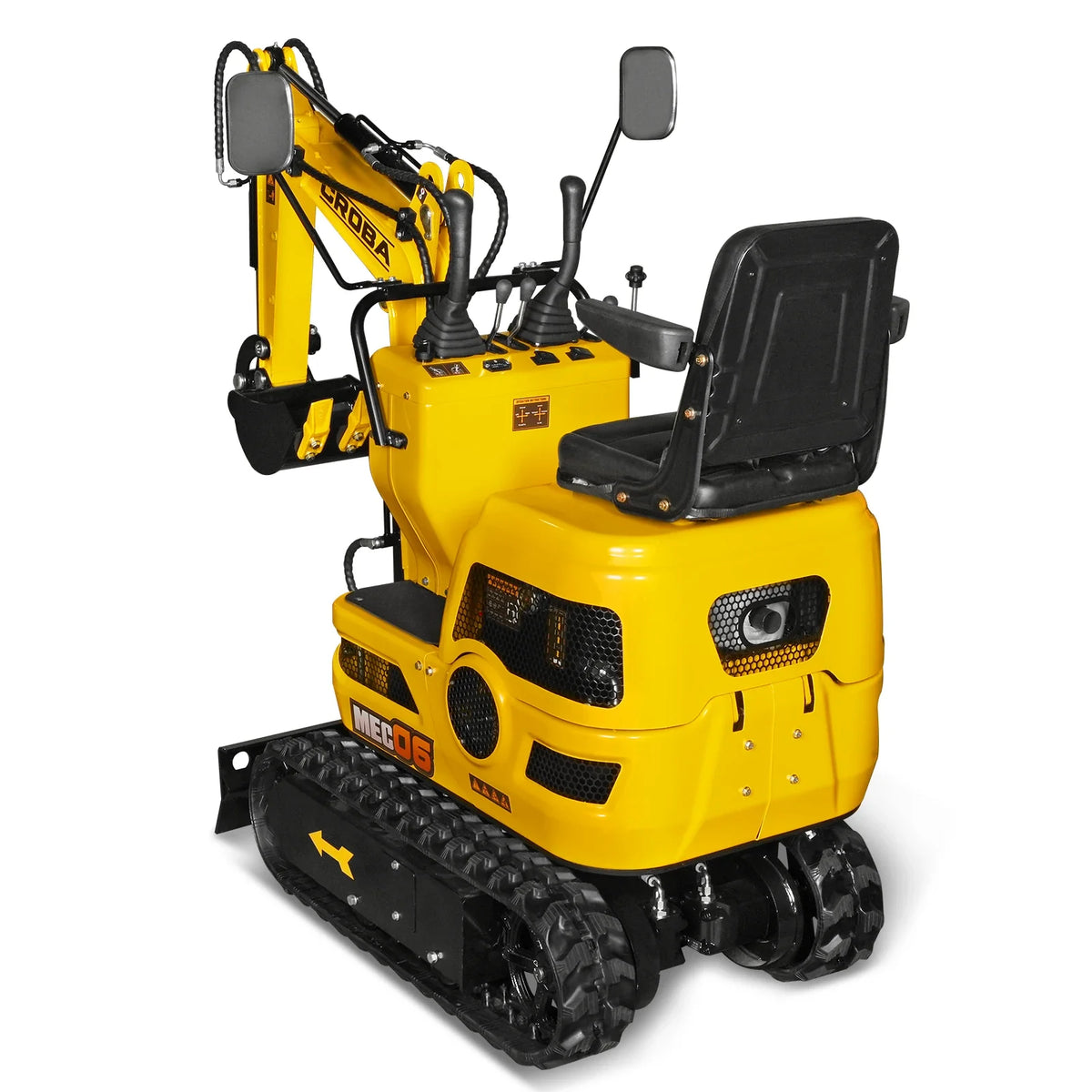 Mini Compact Excavator with Loncin 300cc 9 HP Engine, 43.3 in Max Digging Depth, 0.6 Ton, 1345 lb, MEC06 - view 22