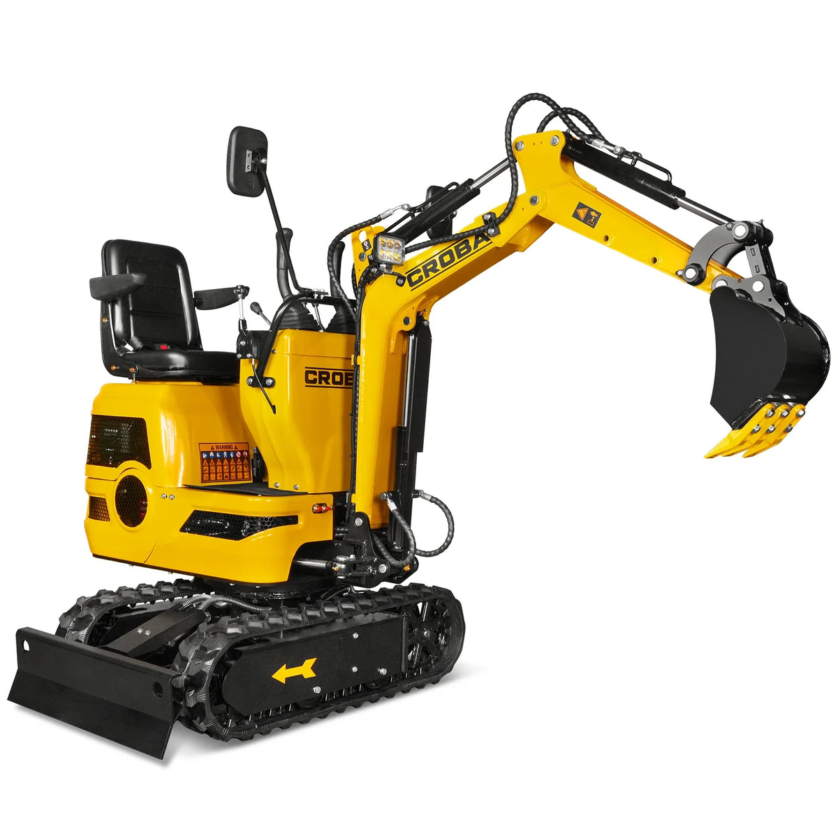 Mini Compact Excavator with Loncin 300cc 9 HP Engine, 43.3 in Max Digging Depth, 0.6 Ton, 1345 lb, MEC06 - view 17