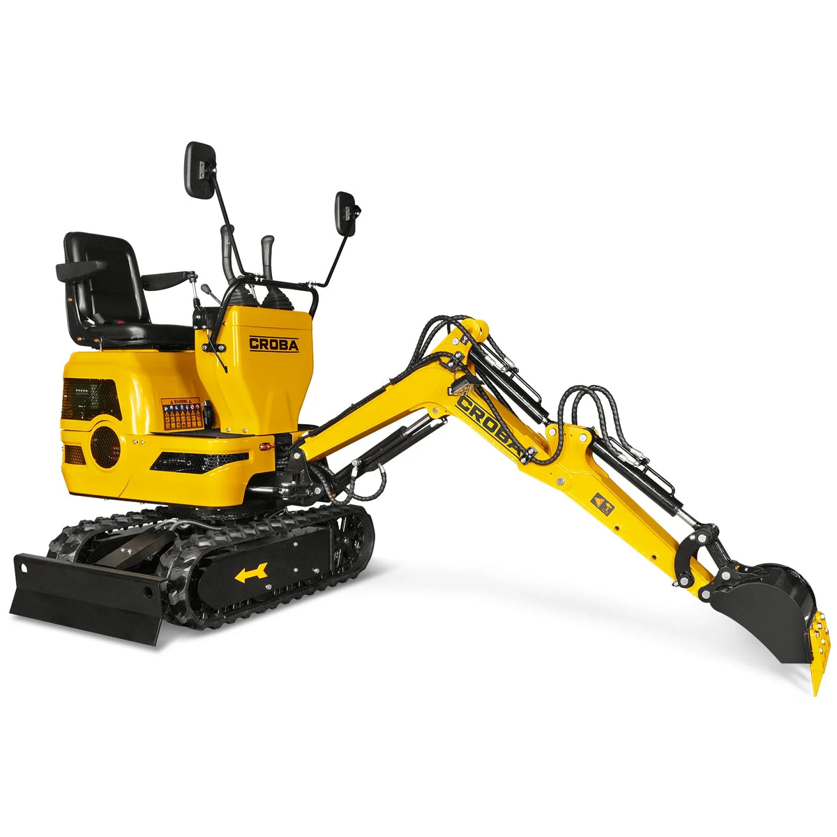 Mini Compact Excavator with Loncin 300cc 9 HP Engine, 43.3 in Max Digging Depth, 0.6 Ton, 1345 lb, MEC06 - view 15