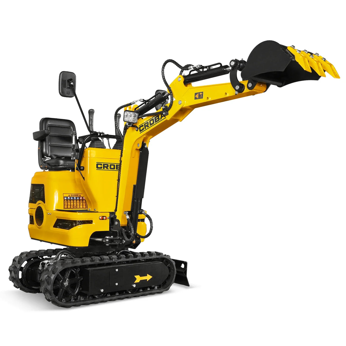 Mini Compact Excavator with Loncin 300cc 9 HP Engine, 43.3 in Max Digging Depth, 0.6 Ton, 1345 lb, MEC06 - view 16