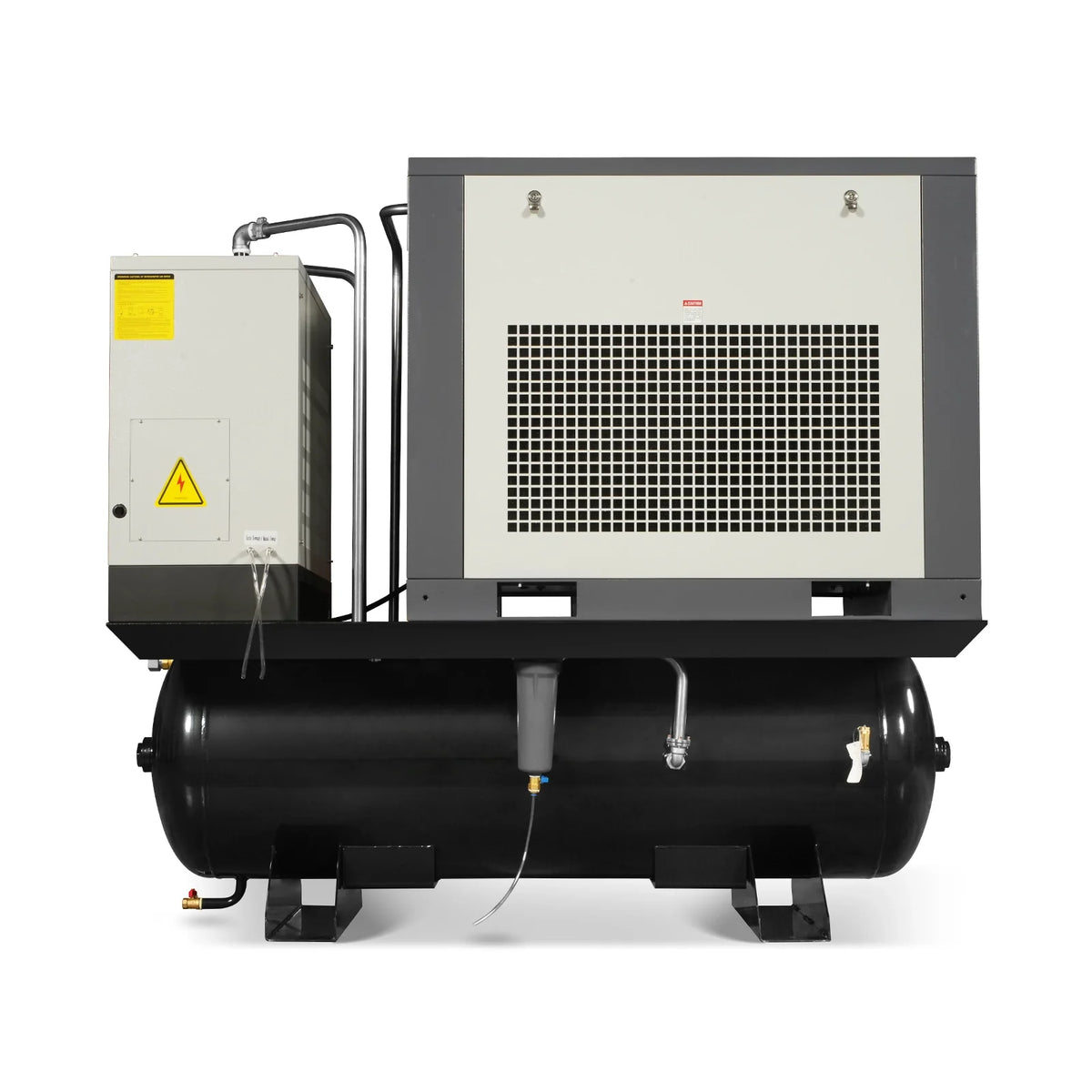 15HP Combined Rotary Screw Air Compressor with Dryer & 105-Gal ASME Tank | 45 CFM, 116 PSI, 460V 3-Phase - Ind - view 21