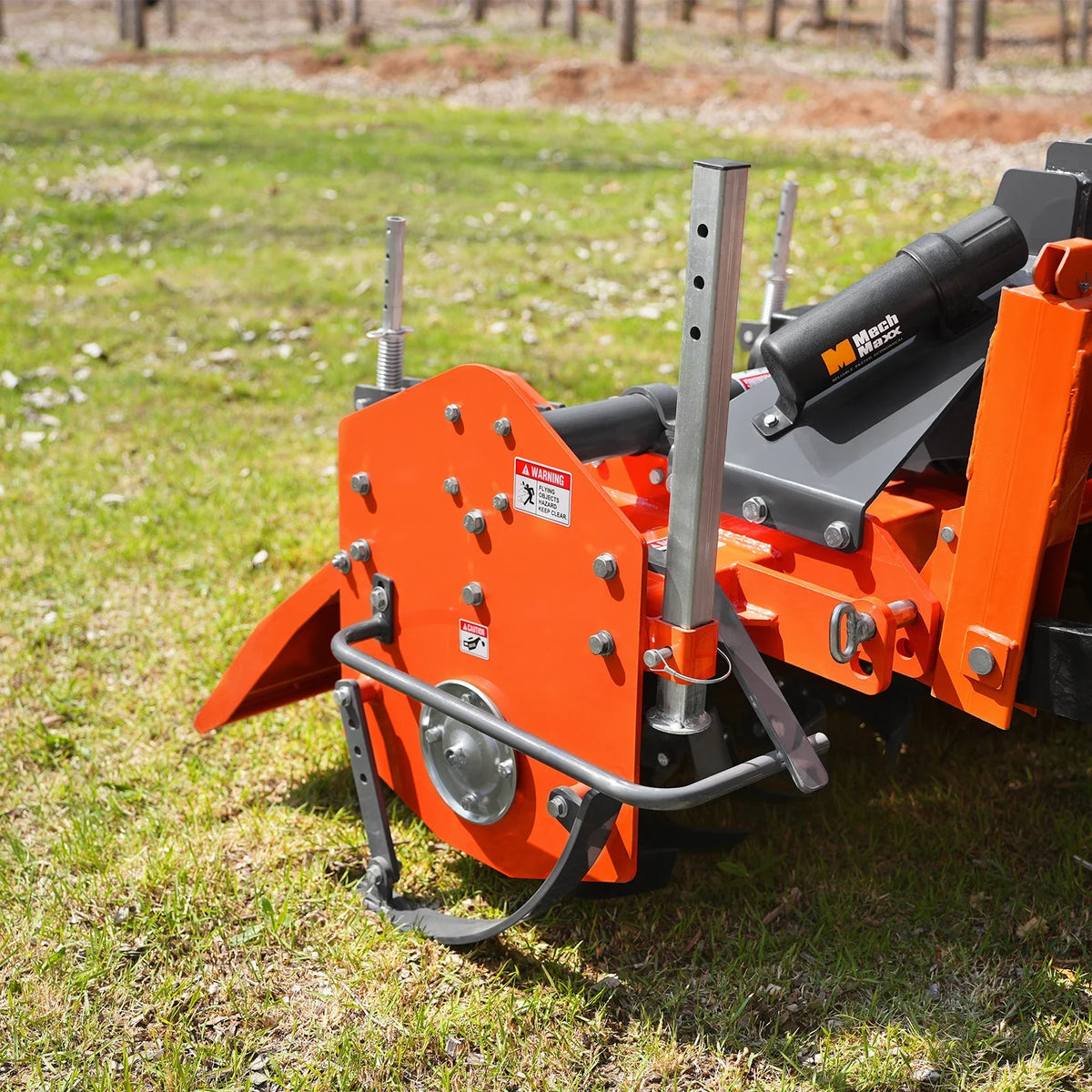 48 in Rotary Tiller, 3 Point Hitch Cat.1 & 2, Gear Drive, PTO Shaft Included with Slip Clutch, 25-50 HP, MRT48 - view 10