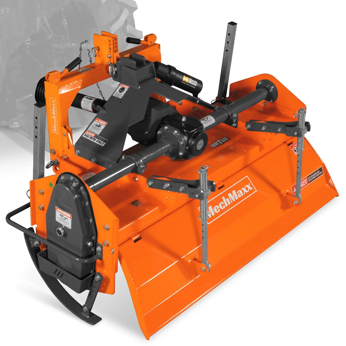 60 in Rotary Tiller, 3 Point Hitch Cat.1 & 2, Gear Drive, PTO Shaft Included with Slip Clutch, 30-60 HP, MRT60 - view 19