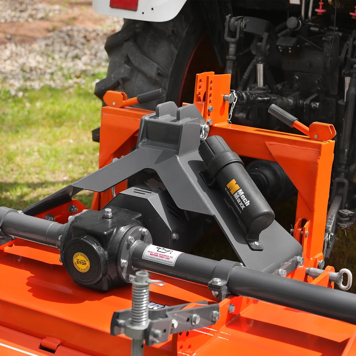 60 in Rotary Tiller, 3 Point Hitch Cat.1 & 2, Gear Drive, PTO Shaft Included with Slip Clutch, 30-60 HP, MRT60 - view 8