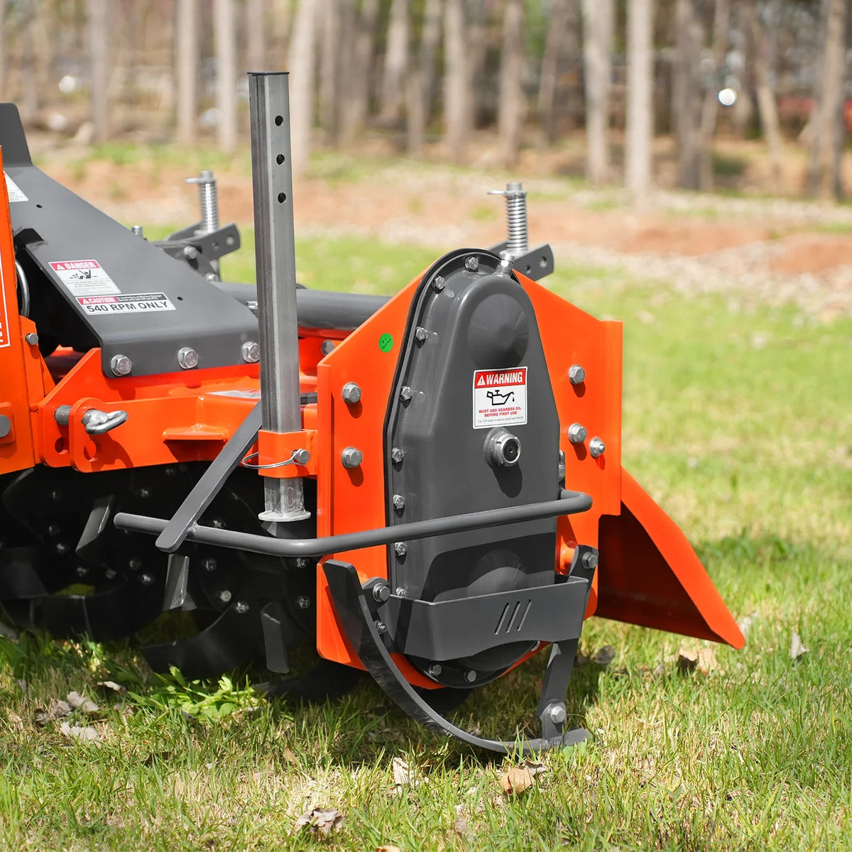60 in Rotary Tiller, 3 Point Hitch Cat.1 & 2, Gear Drive, PTO Shaft Included with Slip Clutch, 30-60 HP, MRT60 - view 11