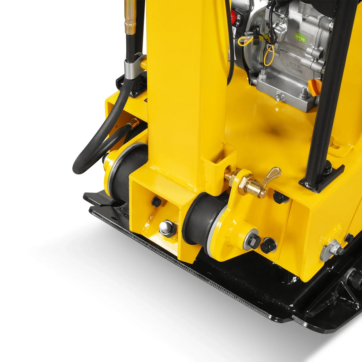 5.8 HP Reversible Plate Compactor with Wheel Kit and Extension Plates, 5625 lb Centrifugal Force, PC150Z - view 13