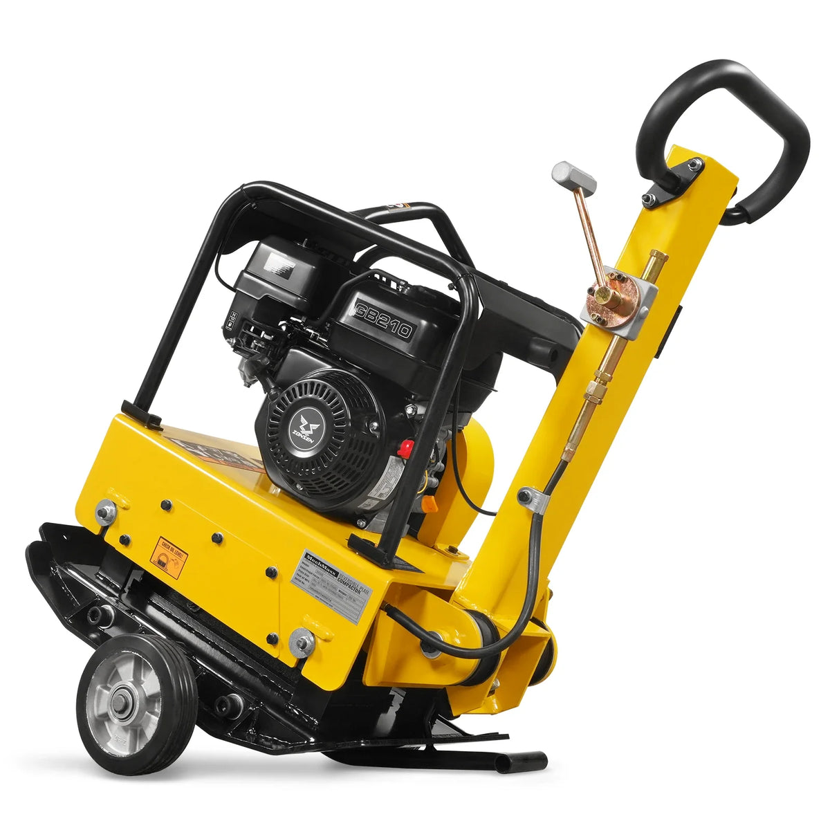 5.8 HP Reversible Plate Compactor with Wheel Kit and Extension Plates, 5625 lb Centrifugal Force, PC150Z - view 10