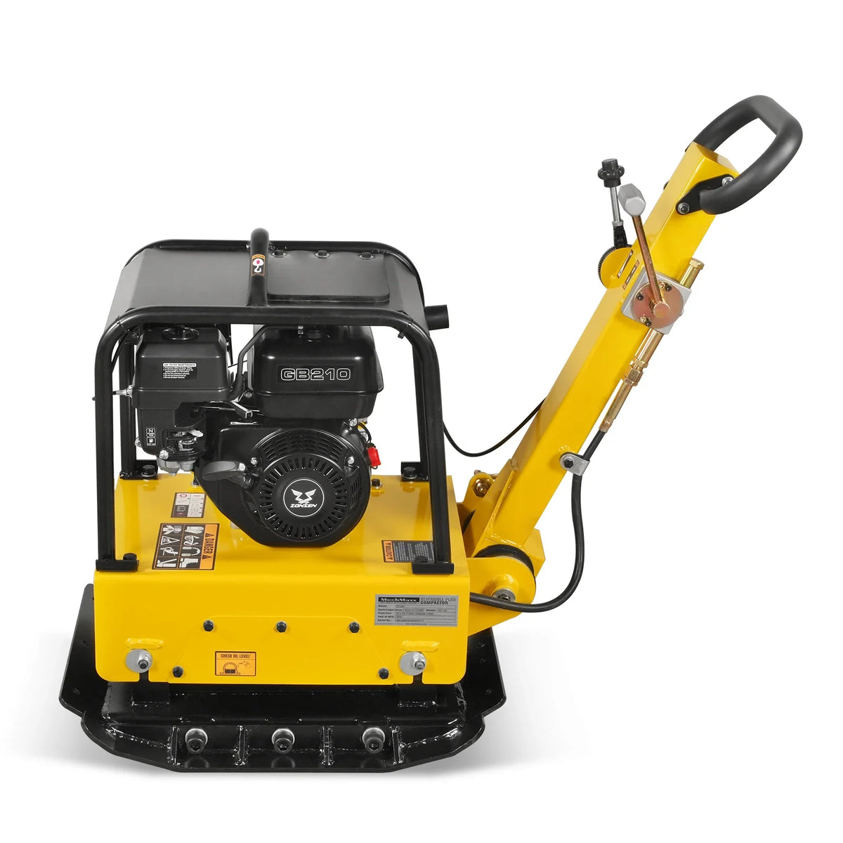 5.8 HP Reversible Plate Compactor with Wheel Kit and Extension Plates, 5625 lb Centrifugal Force, PC150Z - view 21