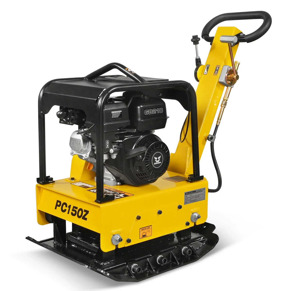 5.8 HP Reversible Plate Compactor with Wheel Kit and Extension Plates, 5625 lb Centrifugal Force, PC150Z - view 22