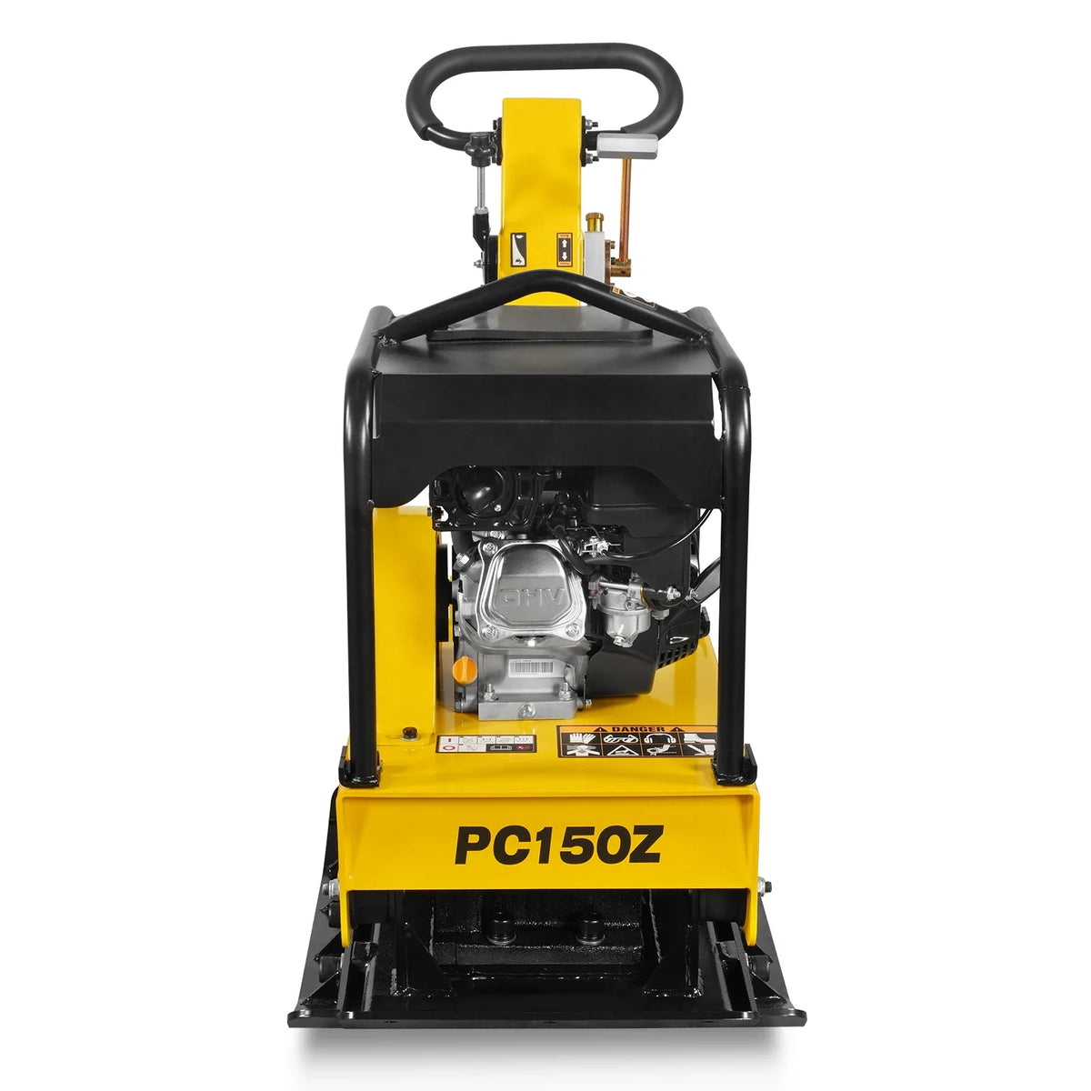 5.8 HP Reversible Plate Compactor with Wheel Kit and Extension Plates, 5625 lb Centrifugal Force, PC150Z - view 23