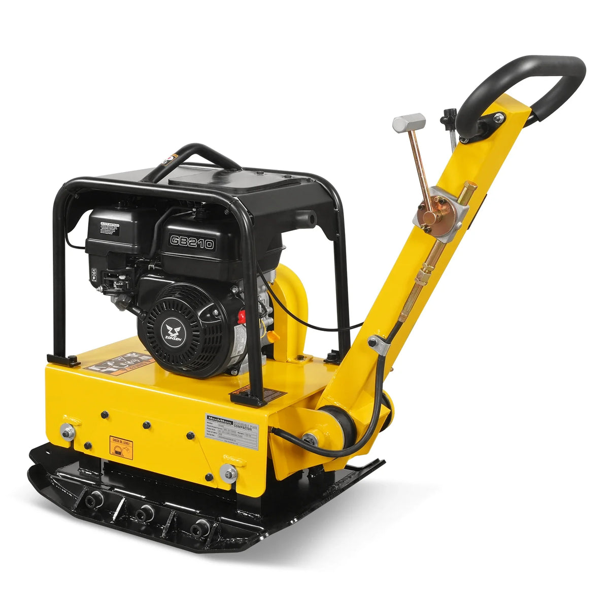 5.8 HP Reversible Plate Compactor with Wheel Kit and Extension Plates, 5625 lb Centrifugal Force, PC150Z - view 20