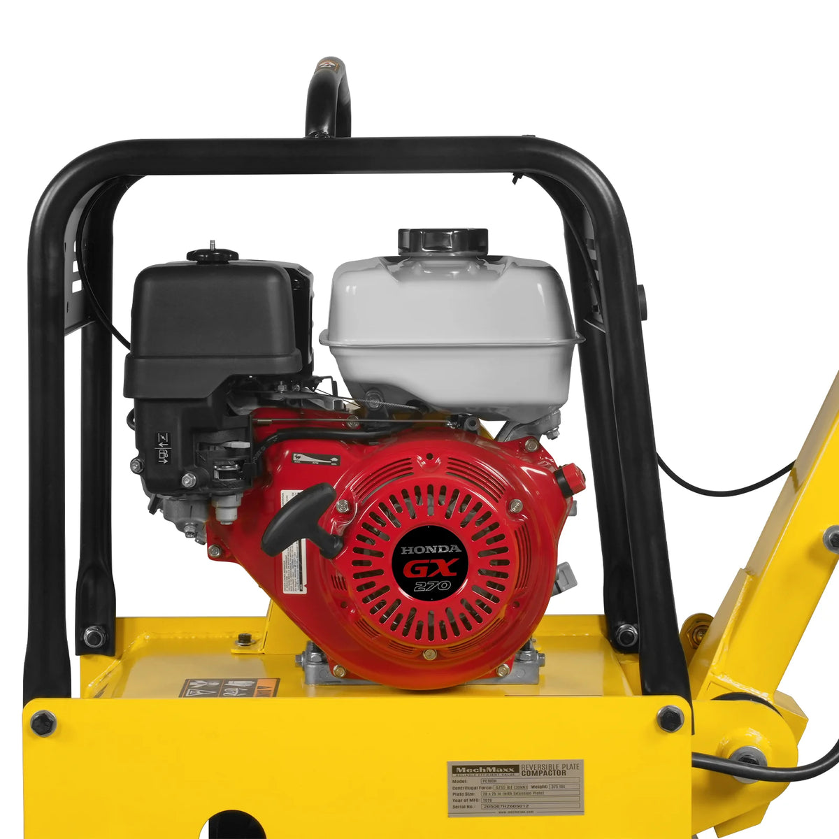 Honda GX270 Reversible Plate Compactor with Wheel Kit and Extension Plates, 6750 lb Centrifugal Force, PC180H - view 11