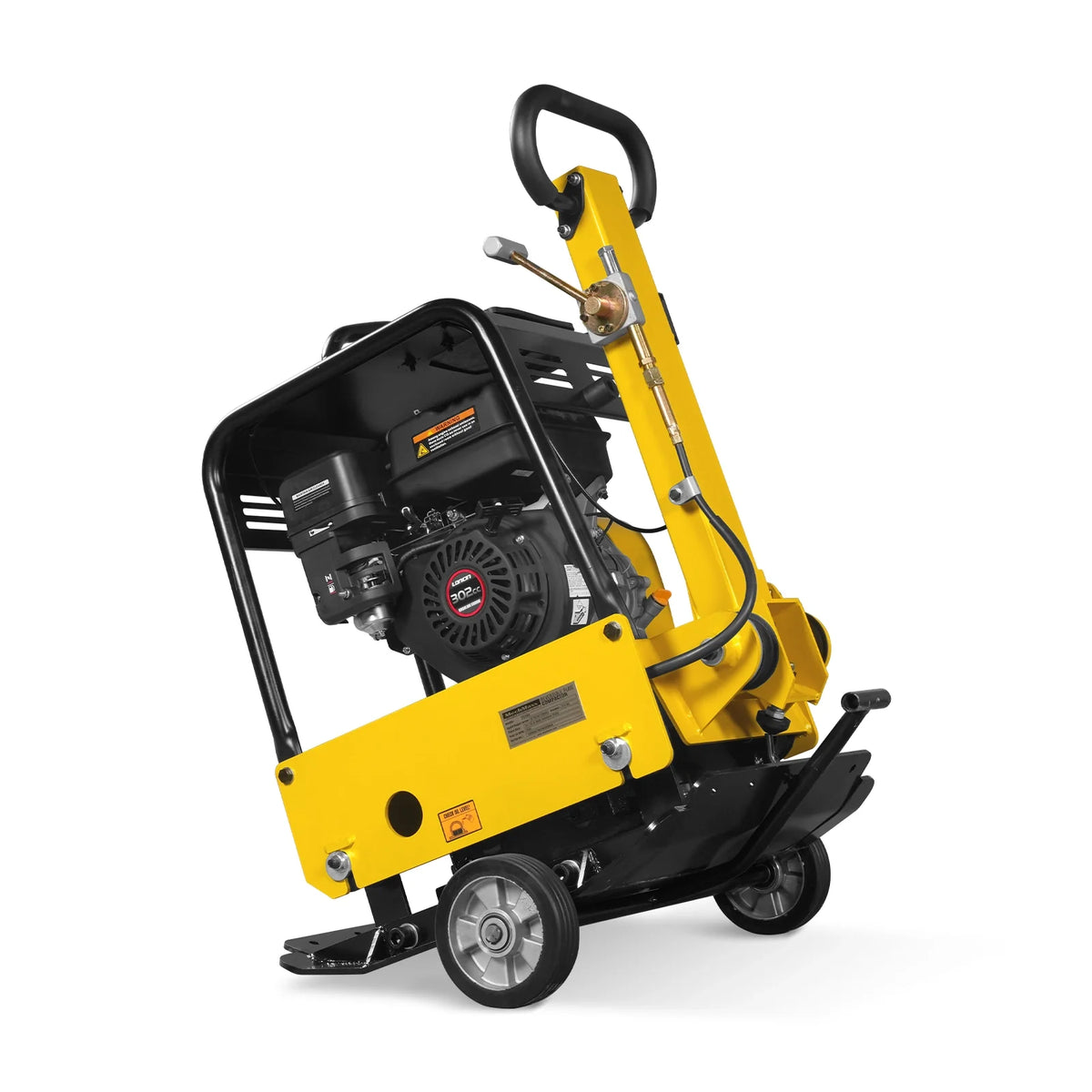 9 HP Reversible Plate Compactor with Wheel Kit and Extension Plates, 6750 lb Centrifugal Force, PC180Z - view 10