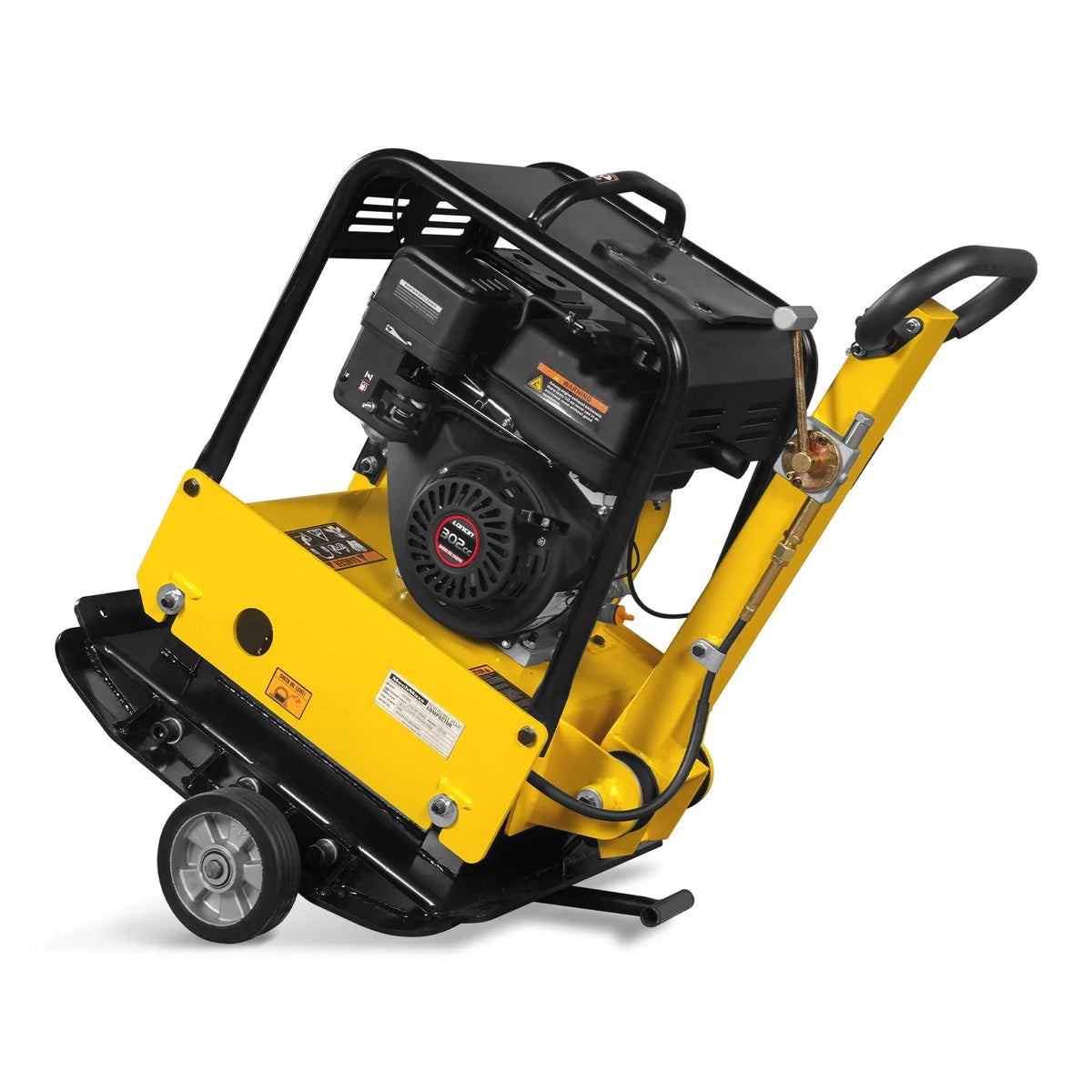 9 HP Reversible Plate Compactor with Wheel Kit and Extension Plates, 6750 lb Centrifugal Force, PC180Z - view 12