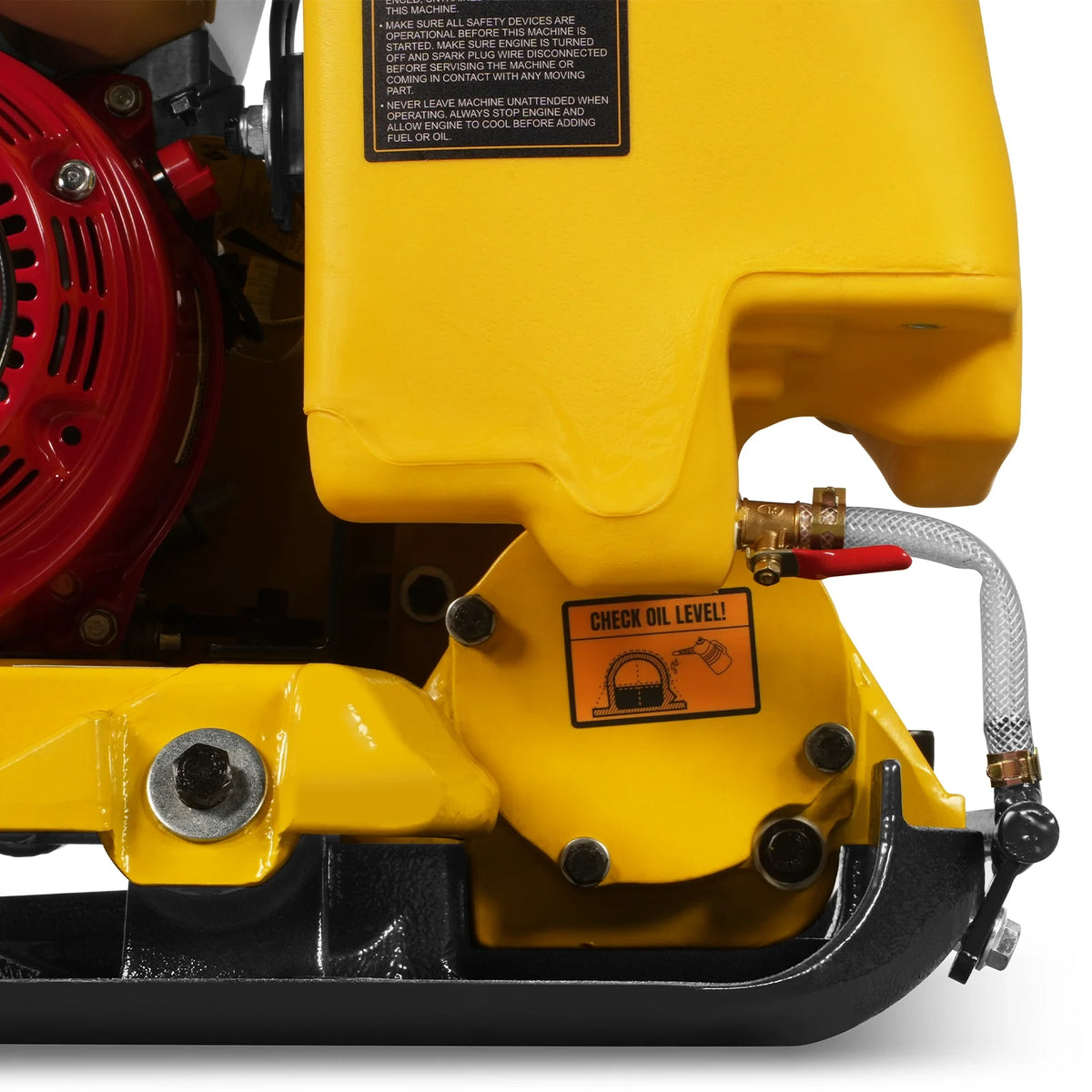 Honda GX160 Vibratory Plate Compactor with Wheel Kit, 3150 lb Centrifugal Force for Soil, Gravel, Asphalt and  - view 15