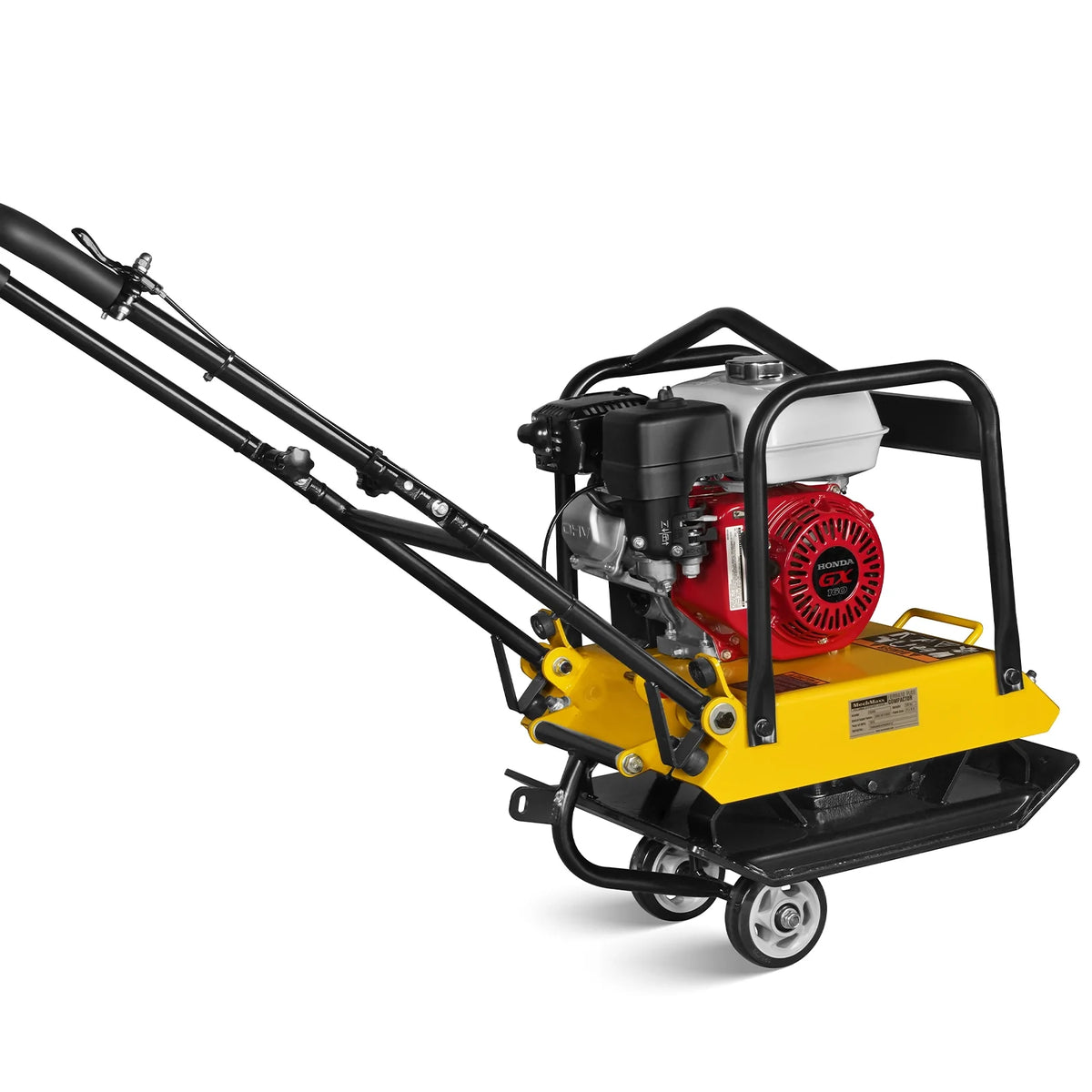Honda GX160 Vibratory Plate Compactor with Wheel Kit, 3600 lb Centrifugal Force for Soil, Gravel, Asphalt and  - view 13