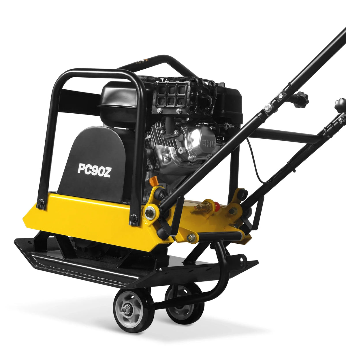 5.8 HP Vibratory Plate Compactor with Wheel Kit, 3600 lb Centrifugal Force for Soil, Gravel, Asphalt and Paver - view 11