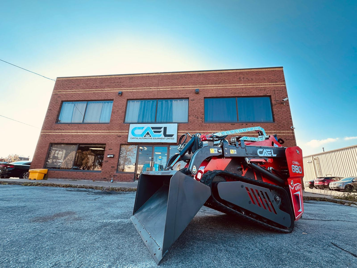 Mini chargeuse compacte CAEL 680S – diesel Kubota D1105, 650 kg