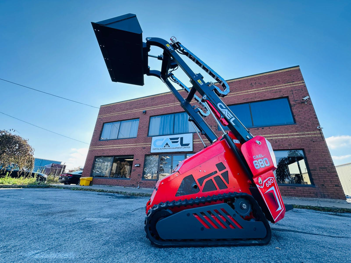 Mini chargeuse compacte CAEL 680S – diesel Kubota D1105, 650 kg