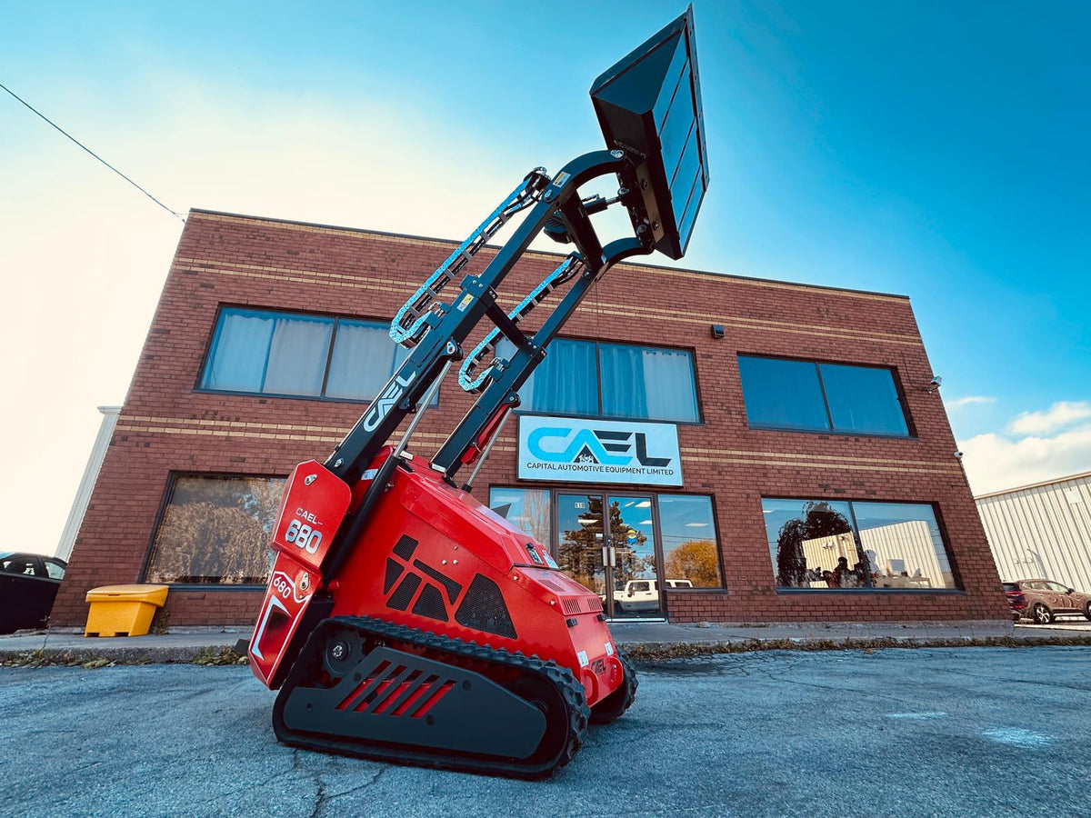 Mini chargeuse compacte CAEL 680S – diesel Kubota D1105, 650 kg