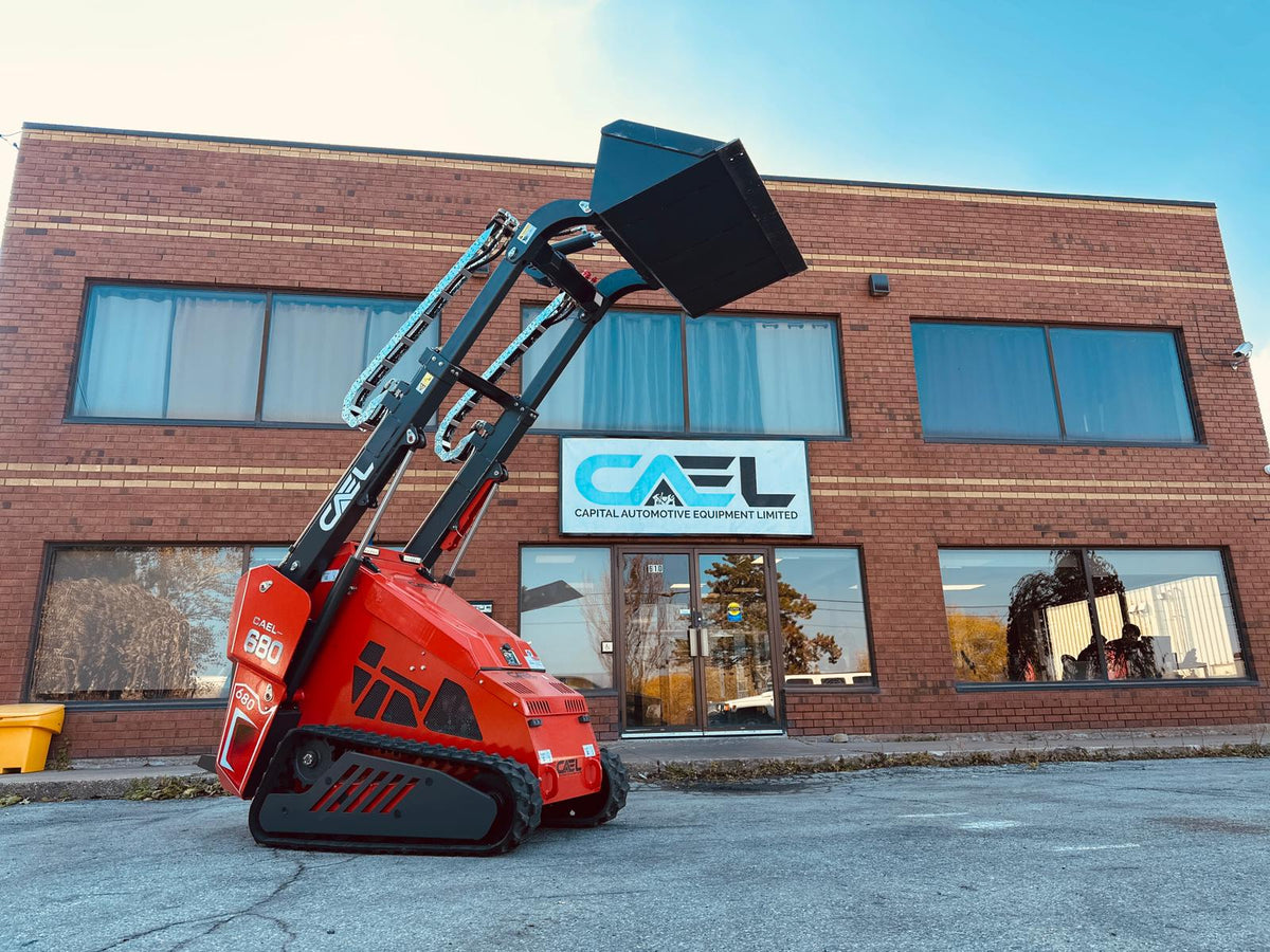Mini chargeuse compacte CAEL 680S – diesel Kubota D1105, 650 kg