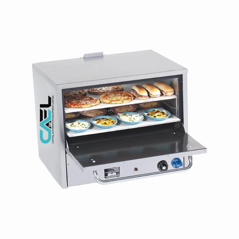 Four à pizza à gaz de comptoir CAEL PO-26 double étage – 30 000 BTU/hr