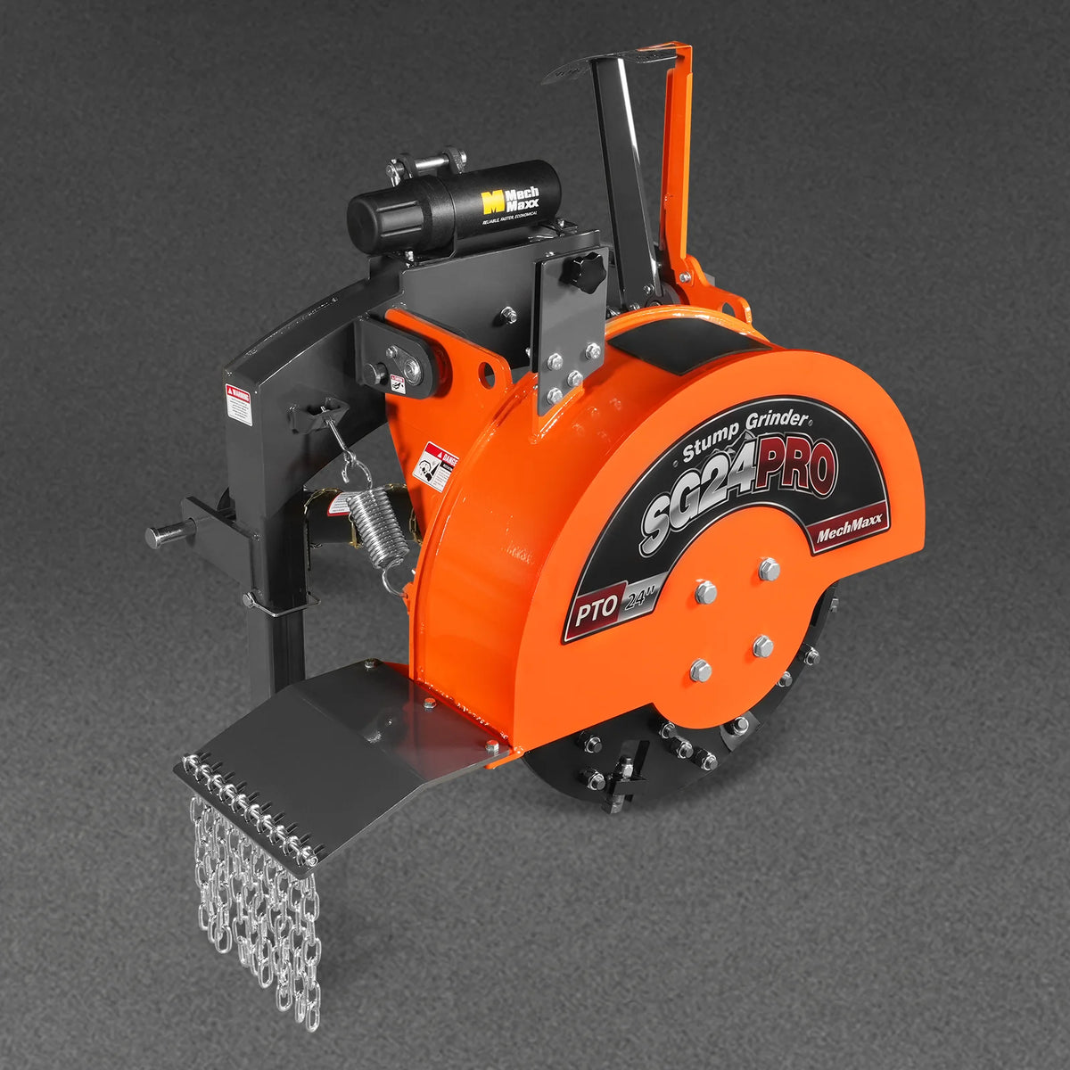 3-Point PTO Stump Grinder with 34 Carbide Teeth, PTO Shaft with Slip Clutch, for 15-45 HP Tractor, SG24PRO - view 25