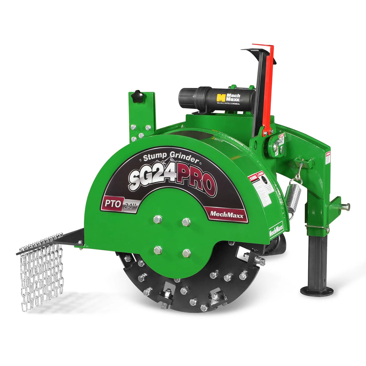 3-Point PTO Stump Grinder with 34 Carbide Teeth, PTO Shaft with Slip Clutch, for 15-45 HP Tractor, SG24PRO - view 18