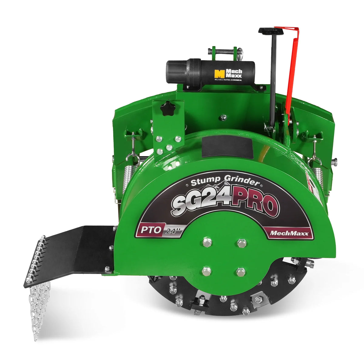 3-Point PTO Stump Grinder & Wood Chipper Bundle; SG24PRO; BX42S; Green - view 12