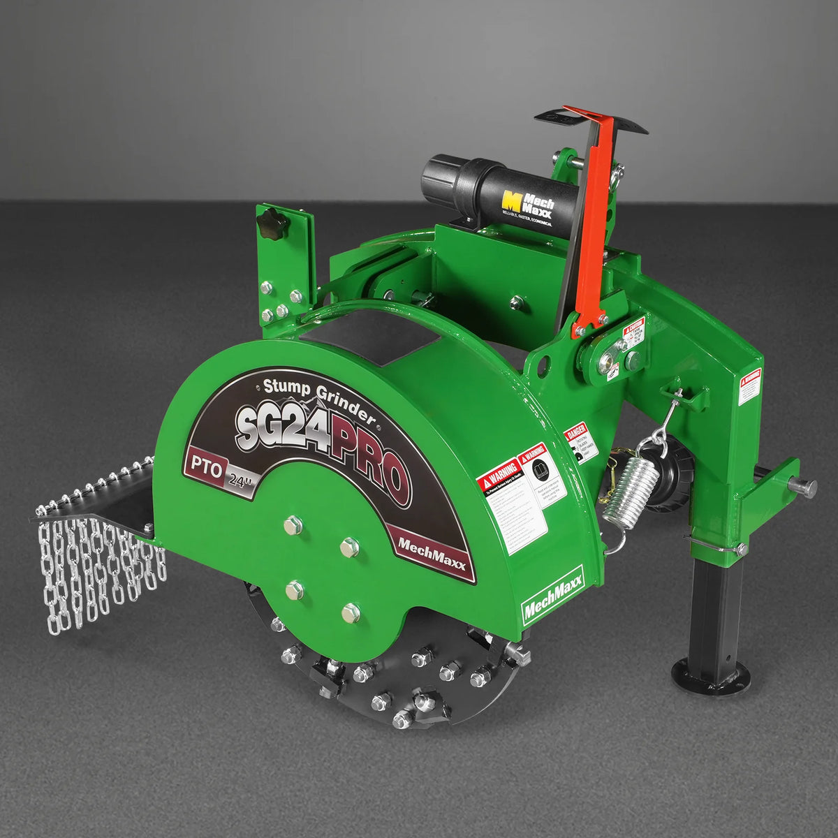 3-Point PTO Stump Grinder with 34 Carbide Teeth, PTO Shaft with Slip Clutch, for 15-45 HP Tractor, SG24PRO - view 32