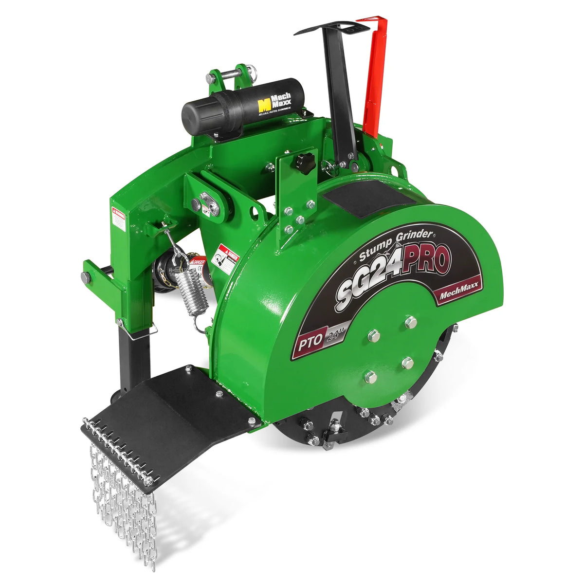 3-Point PTO Stump Grinder & Wood Chipper Bundle; SG24PRO; BX42S; Green - view 35
