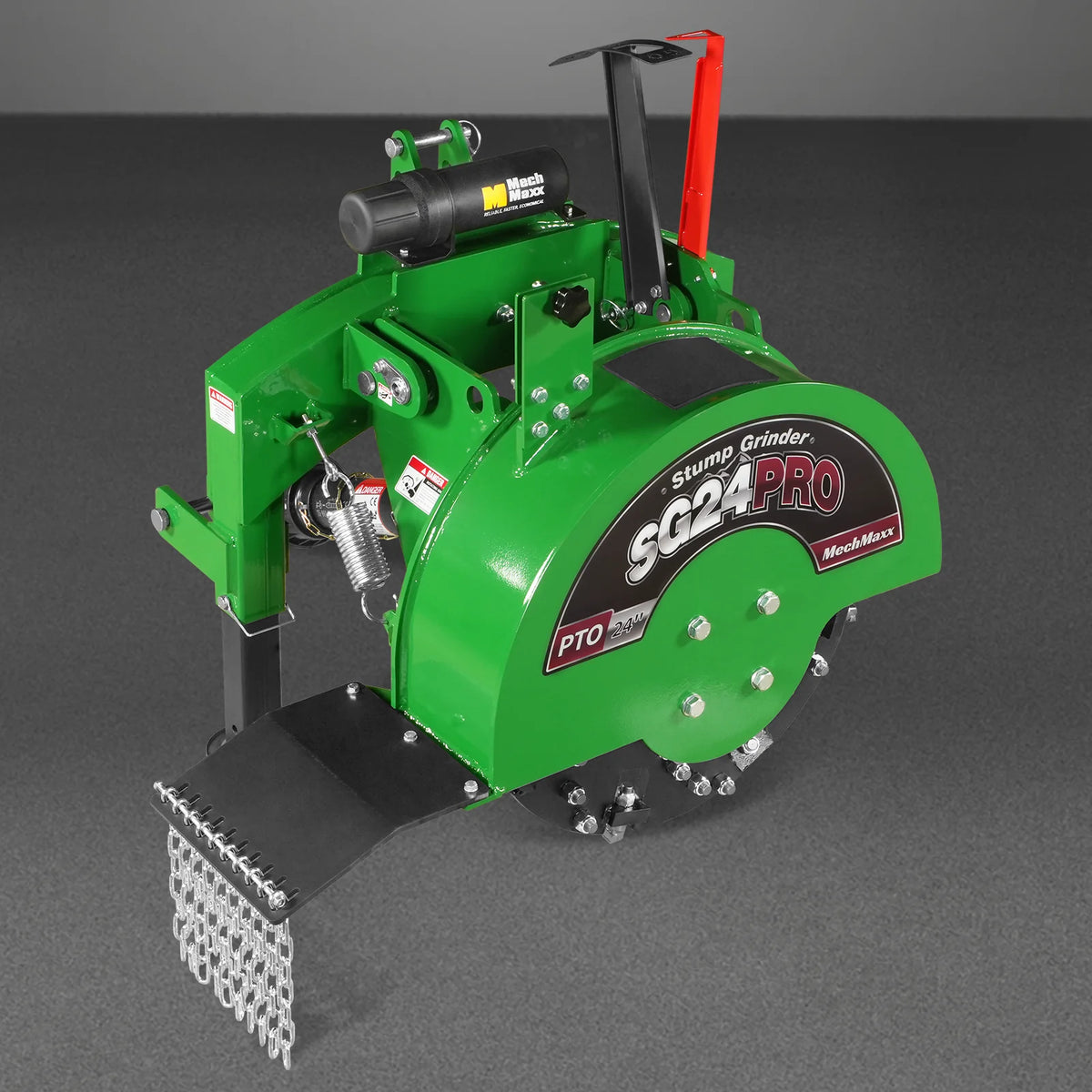 3-Point PTO Stump Grinder & Wood Chipper Bundle; SG24PRO; BX42S; Green - view 34
