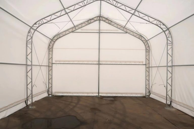 CAEL Peak Shape Doppelbinder-Lagerunterstand – 40 × 80 ft, 20 ft Firsthöhe