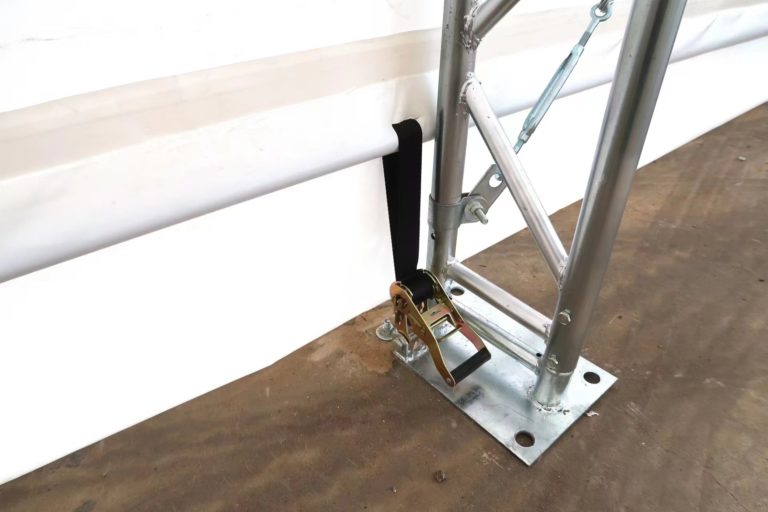 CAEL Peak Shape Doppelbinder-Lagerunterstand – 40 × 100 ft, 23 ft Firsthöhe