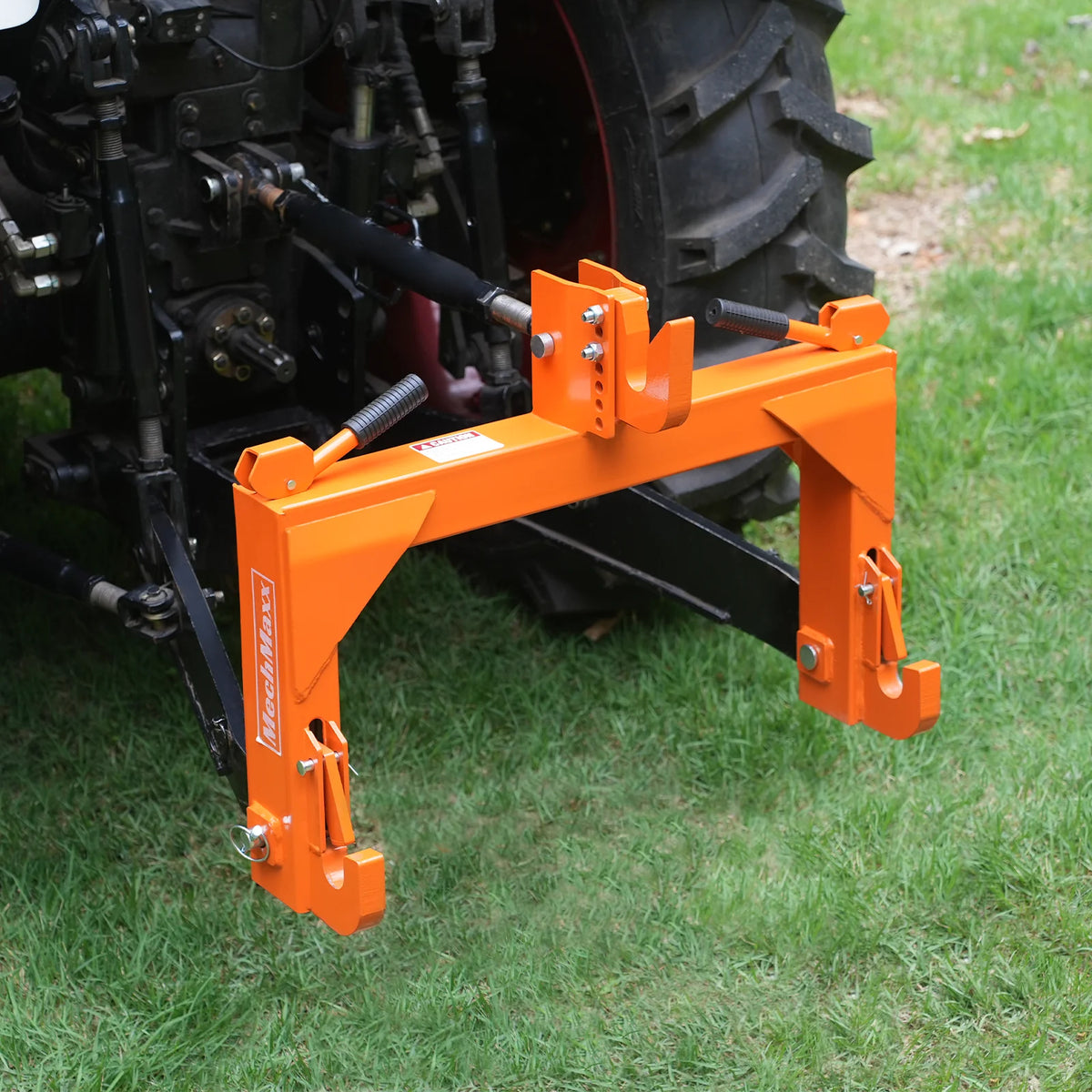 3 Point Quick Hitch Cat 1 for Tractors, Orange, QH1T - view 3